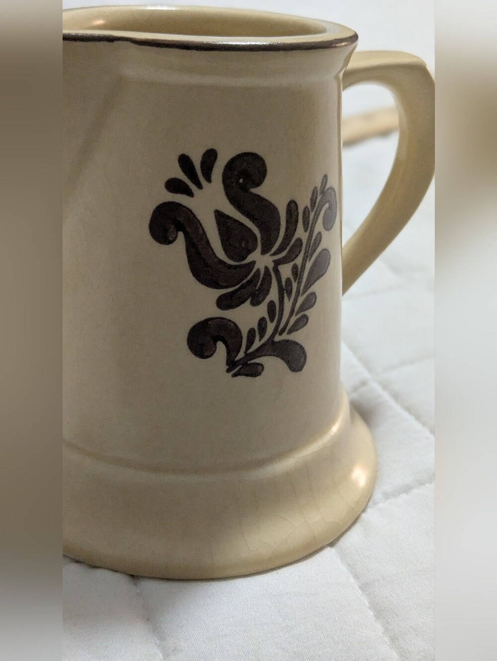Vintage Pfaltzgraff Village Castle Creamer/Pitcher - Picture 7 of 11